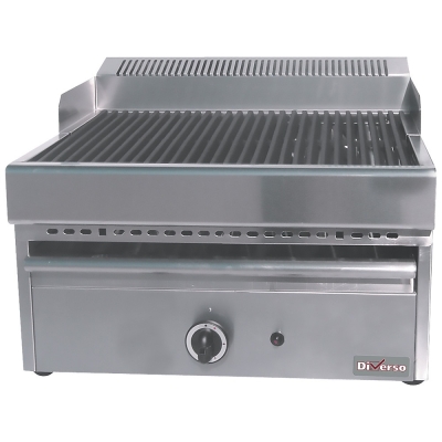 Grill-vapeur gaz avec grille de cuisson en fonte -Top- WR-GV64-41